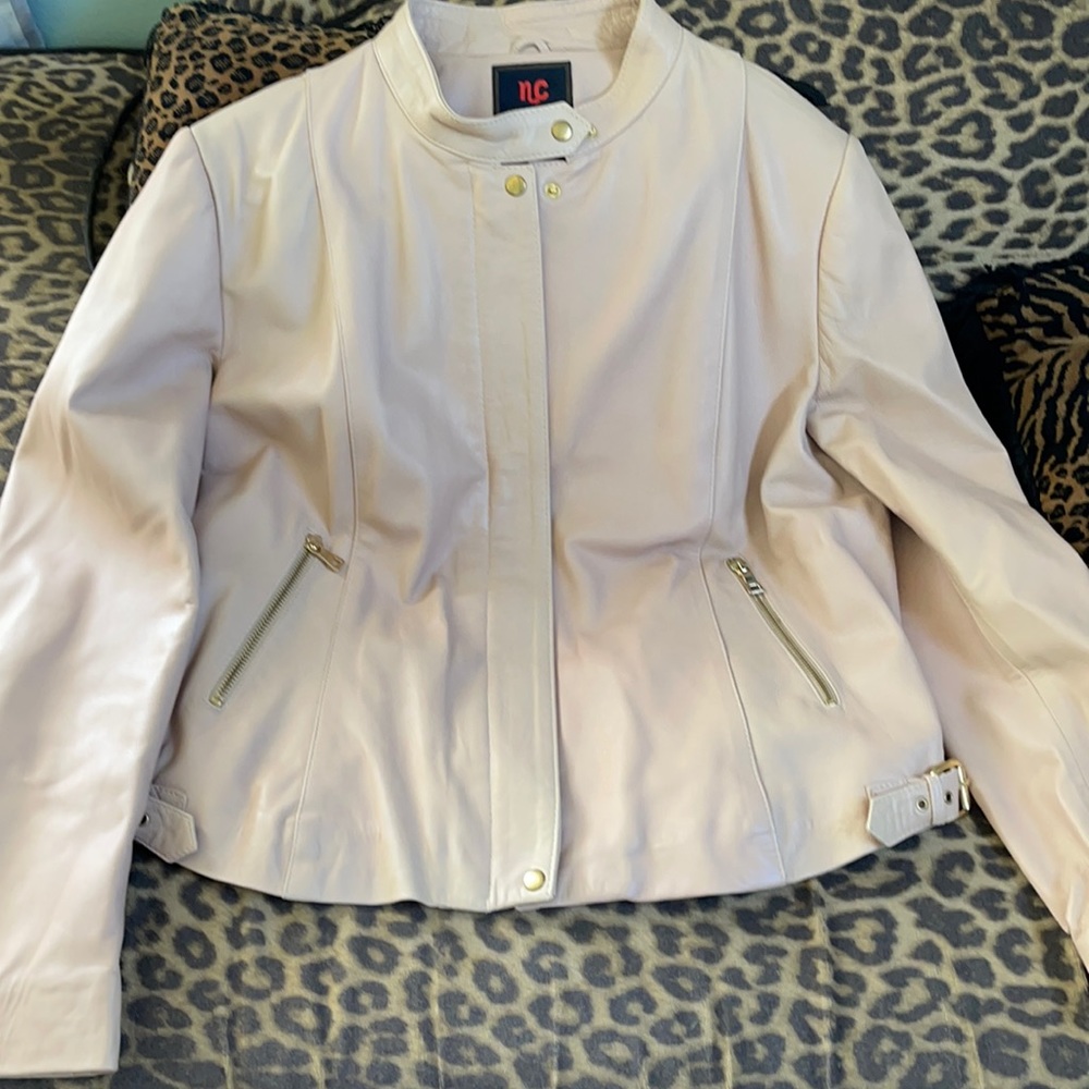 Leather jacket size medium